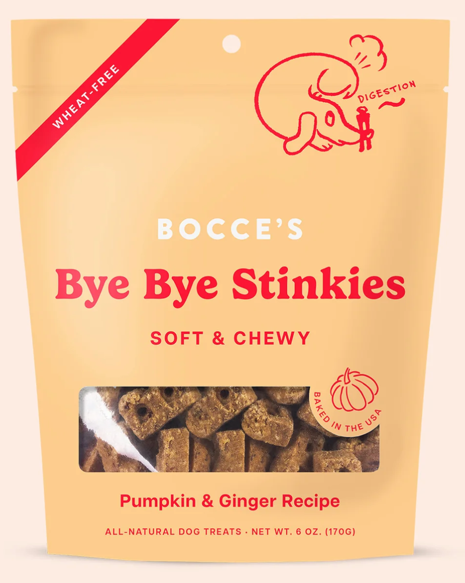 Wheat-Free Baked Dog Treats with Pumpkin & Flaxseed, 6 oz