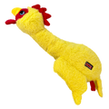 KONG Scruffs Plush Dog Toy with Elongated Neck and Squeaker