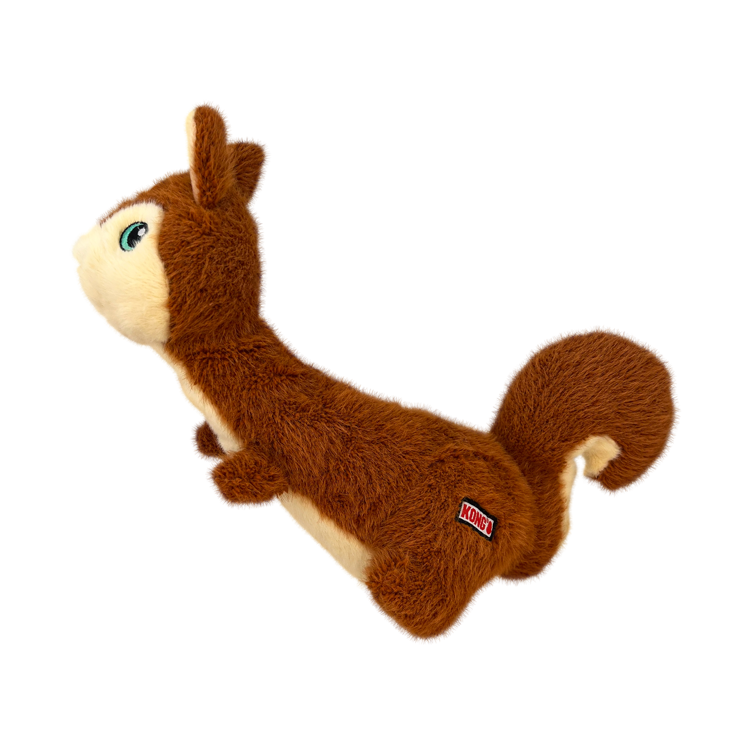 KONG Scruffs Plush Dog Toy with Long Neck and Squeaker