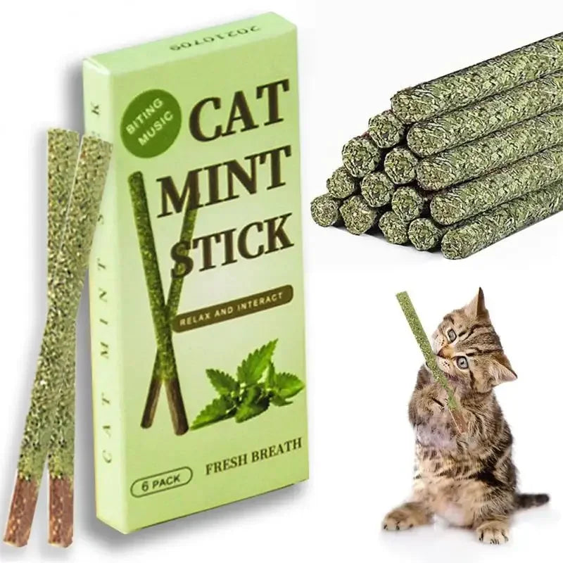 Natural Silvervine Cat Chew Sticks, 6-Pack