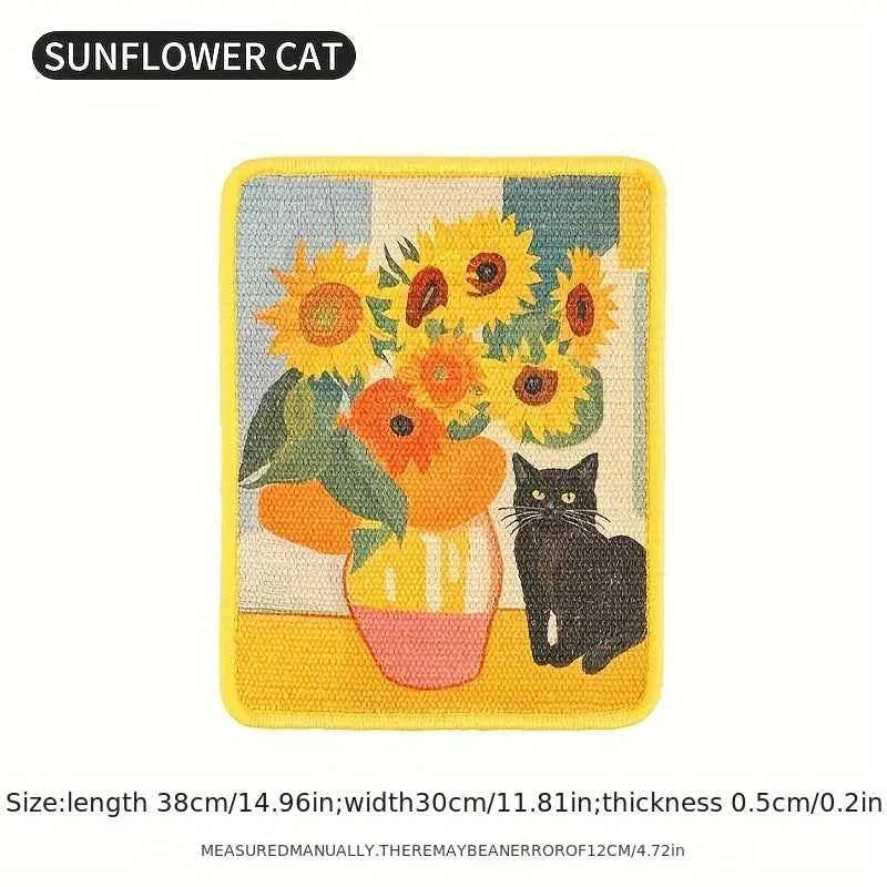 Wall Mounted Cat Scratching Mat for Furniture Protection
