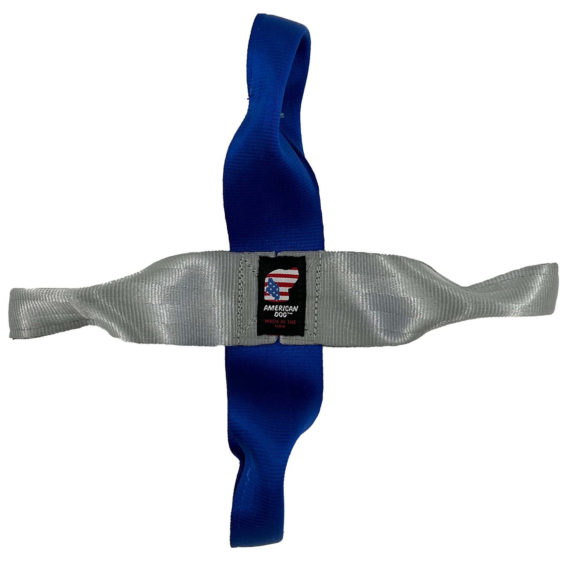 Seatbelt Quad Flopper Dog Tug Toy – 4 Loop Polyester Webbing