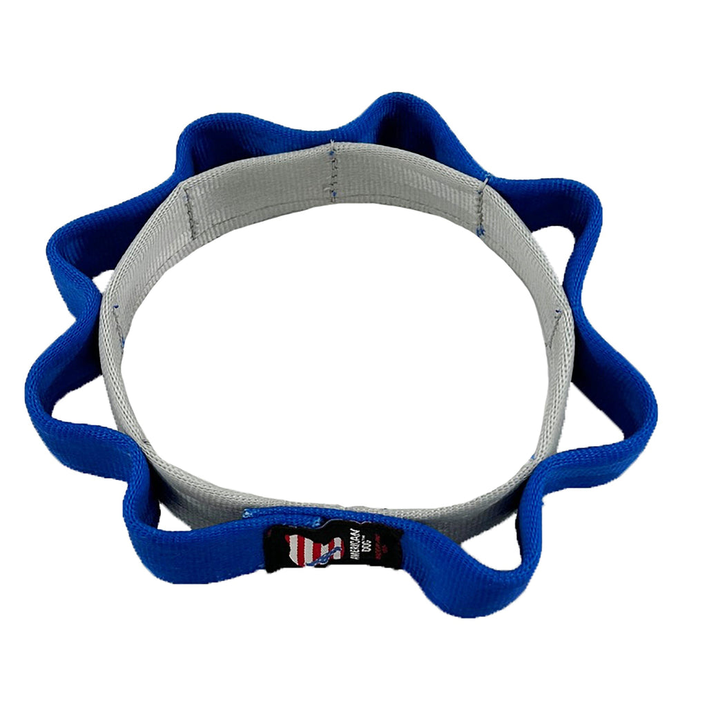 Seatbelt 2 Tone Sprocket Tug Flyer Dog Toy, 7"