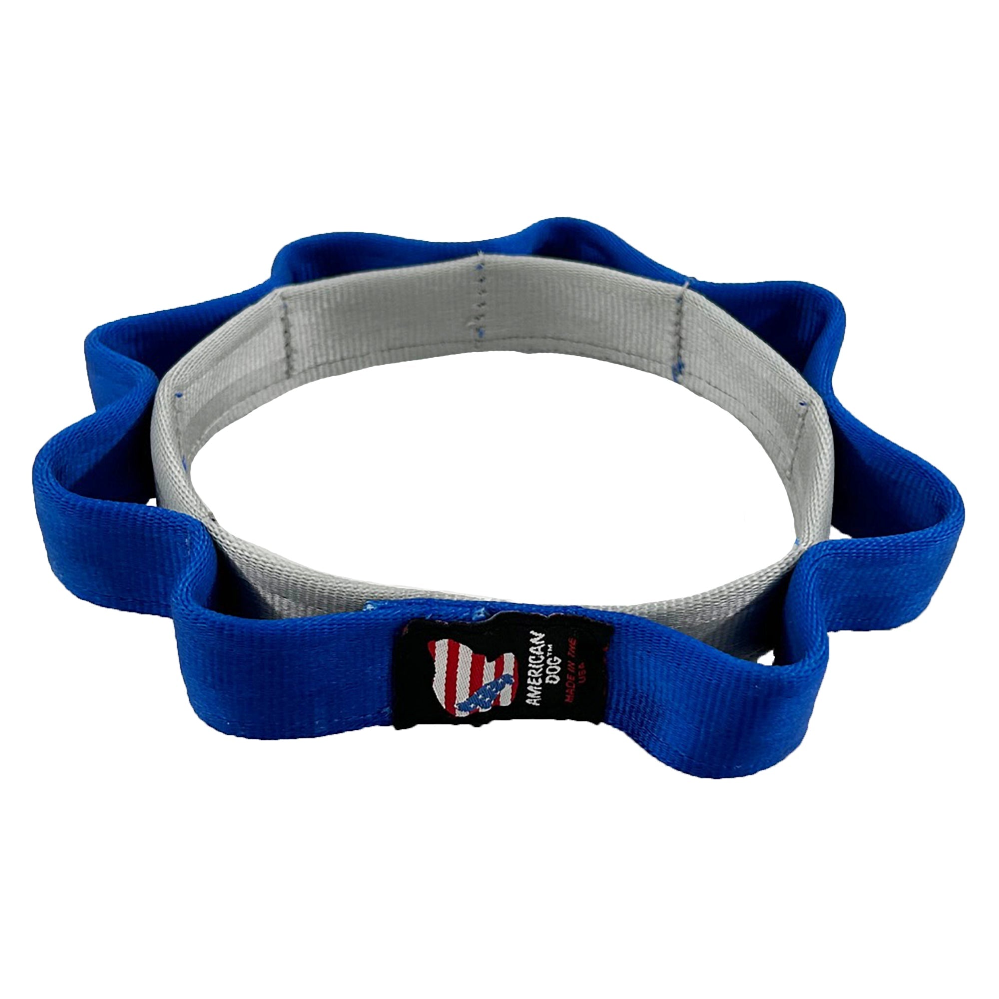 Seatbelt 2 Tone Sprocket Tug Flyer Dog Toy, 7"