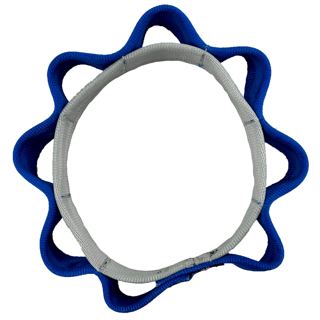 Seatbelt 2 Tone Sprocket Tug Flyer Dog Toy, 7"