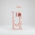 Multi-Level Cat Tree for 4 Cats, 56.3" with Hammock & Condo