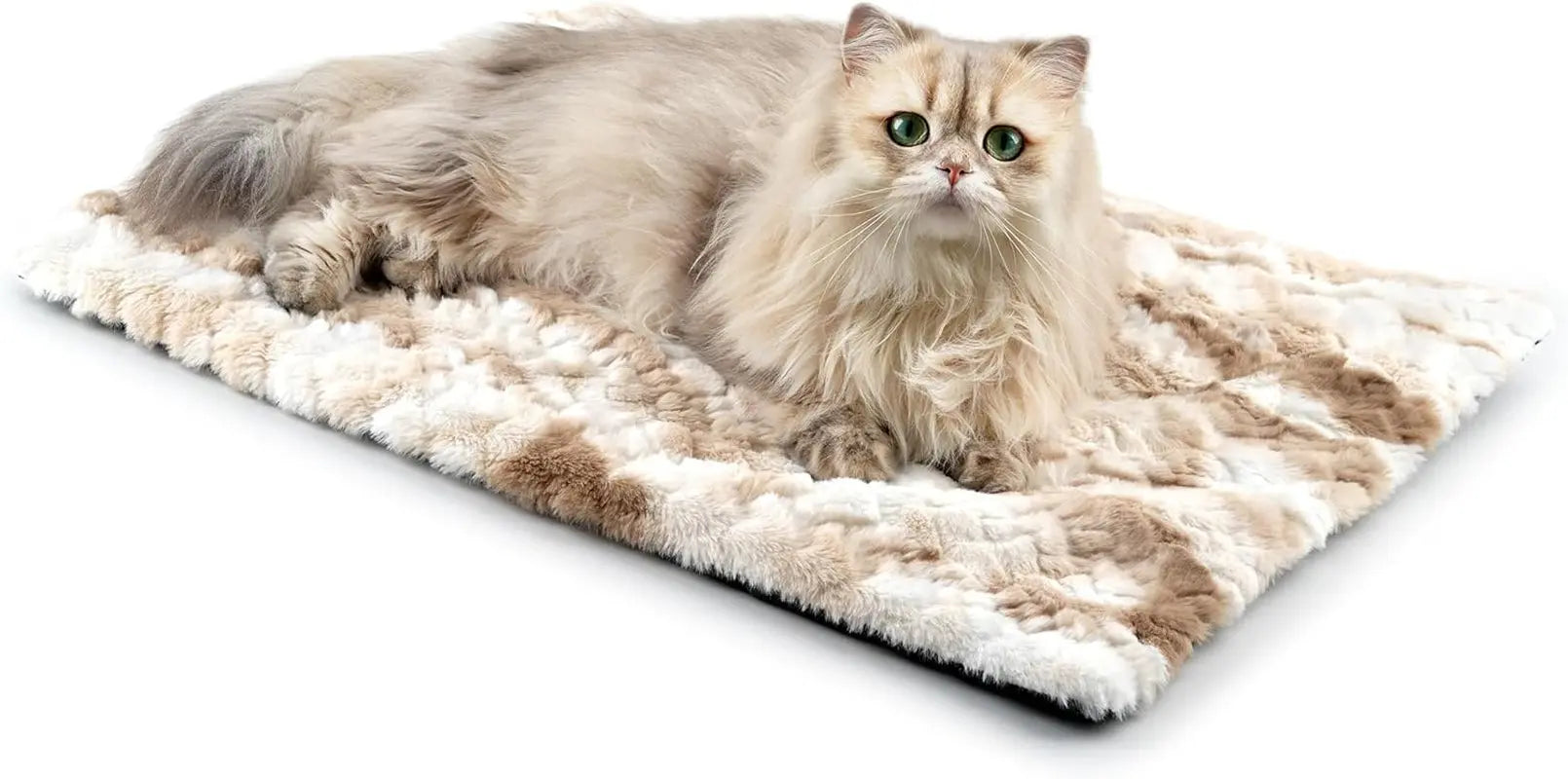 Self‑Warming Pet Bed, Ultra‑Soft Heated Pad w/ Washable Cover, For Dogs & Cats