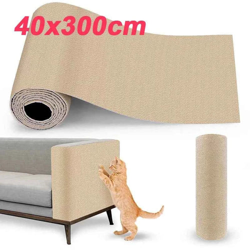 Self-Adhesive Cat Scratch Mat for Furniture Protection