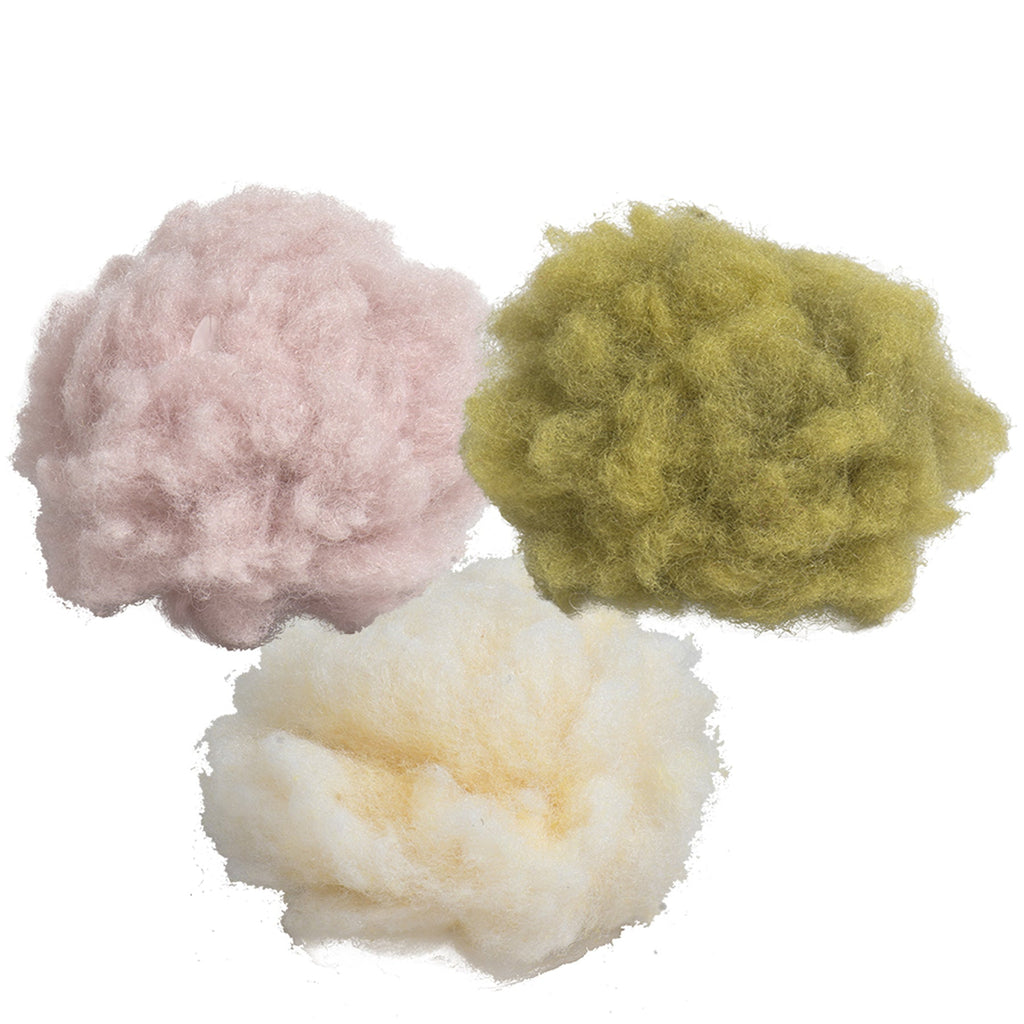 Silver Vine Fleece Cat Toy Balls with Rattle, 3-Pack