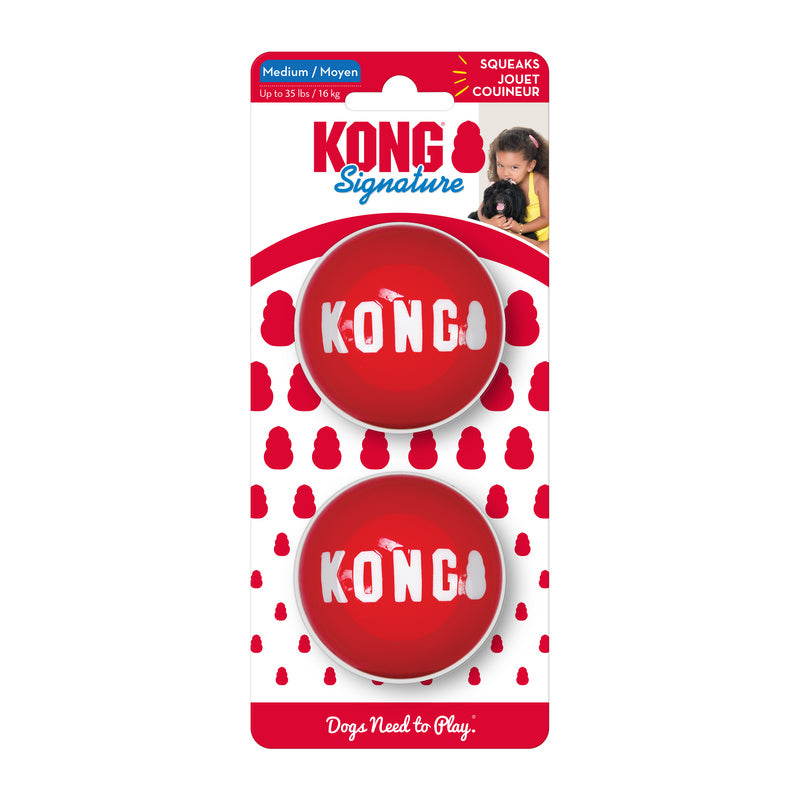 KONG Signature Ball Durable Fetch Toy for Dogs