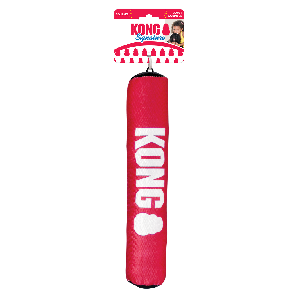 KONG Signature Stick Durable Dog Toy with Multiple Sounds