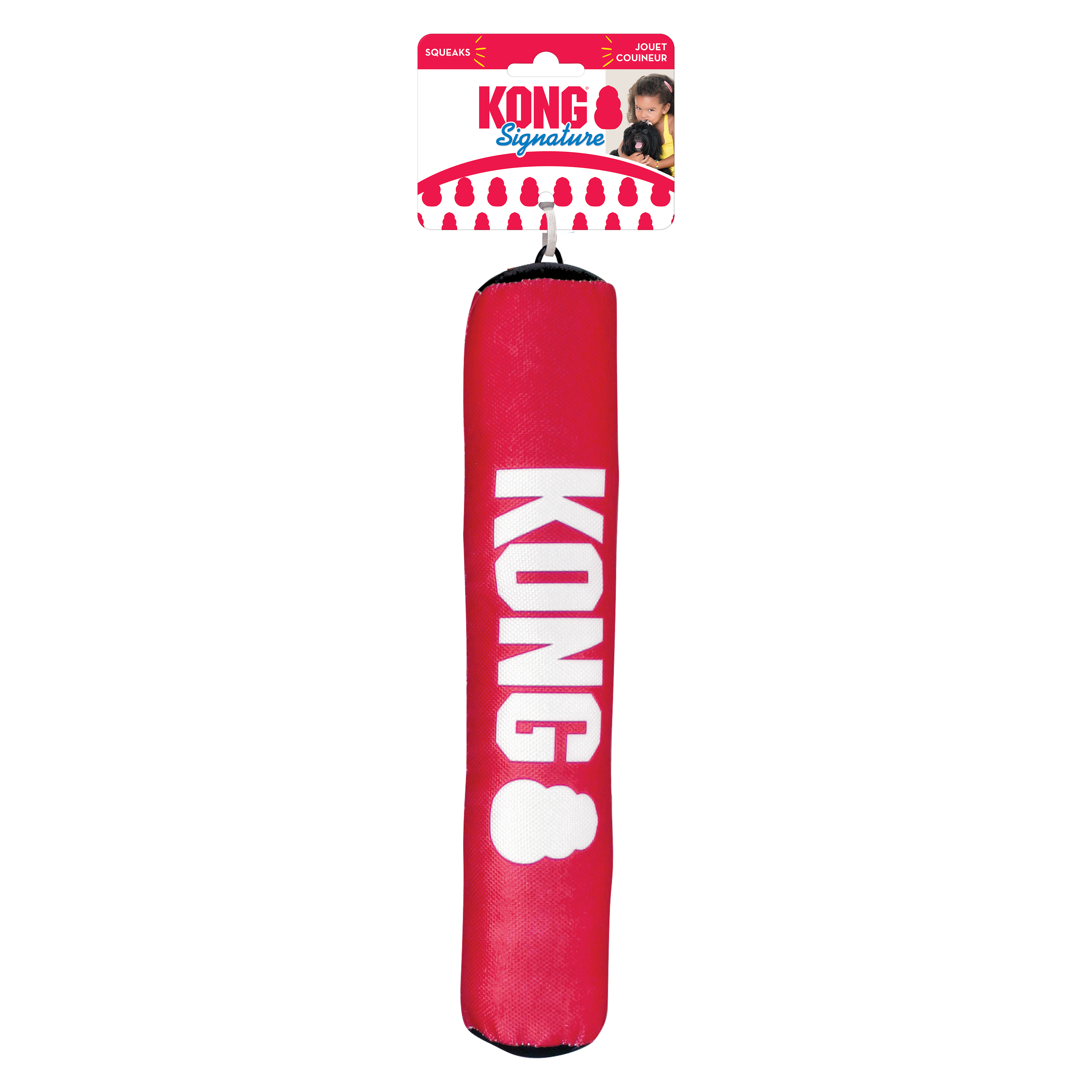 KONG Signature Stick Durable Dog Toy with Multiple Sounds