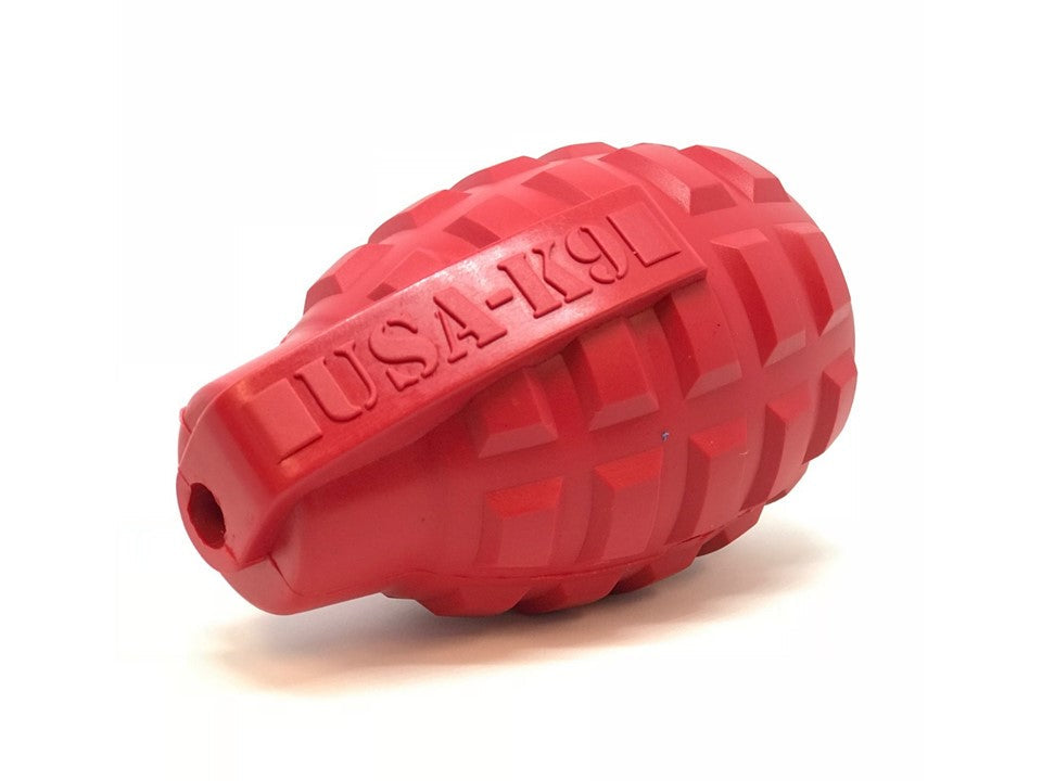 USA-K9 Grenade Ultra-Durable Rubber Dog Chew Toy