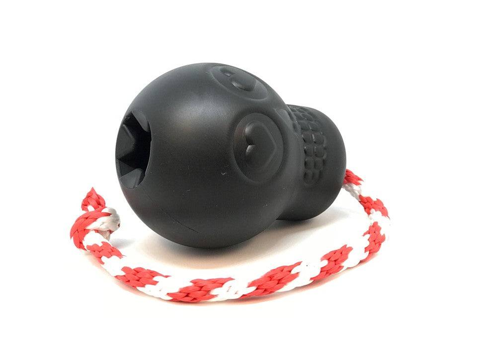 USA-K9 Magnum Skull Durable Rubber Chew Toy for Large Dogs