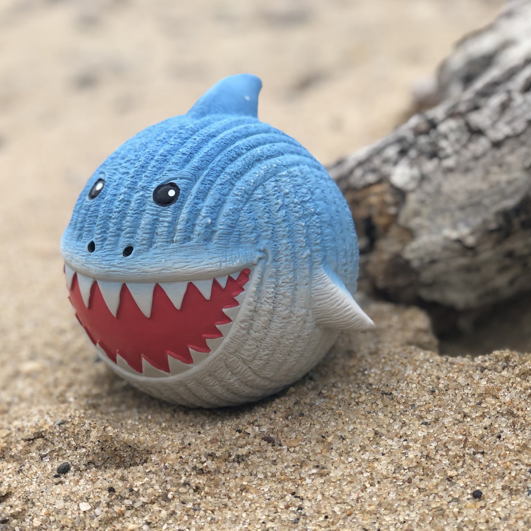 Finn the Shark Ruff-Tex Ball, 3" Floating Dog Toy