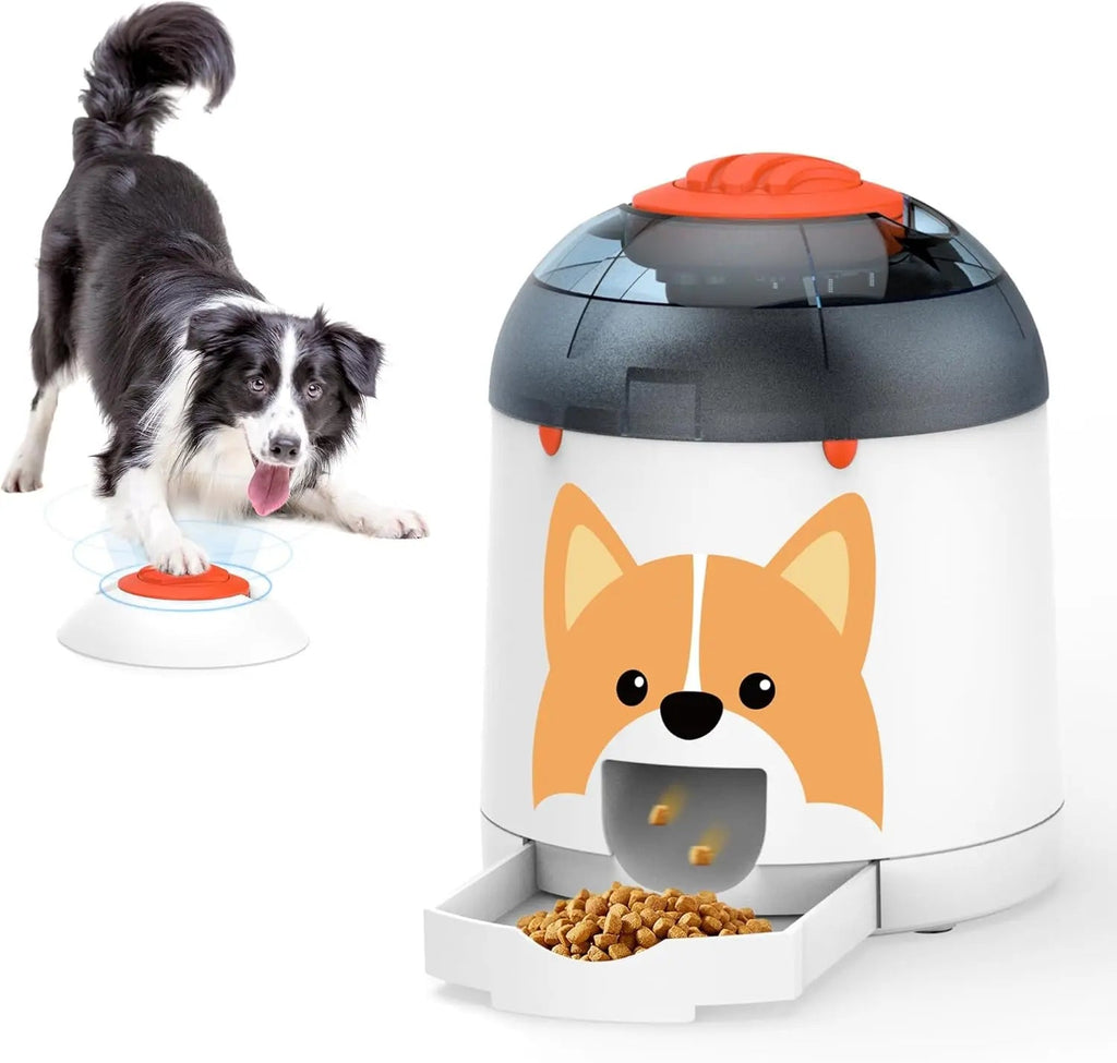 Smart Dog Puzzle Feeder Toy with Remote Control and Voice Recording