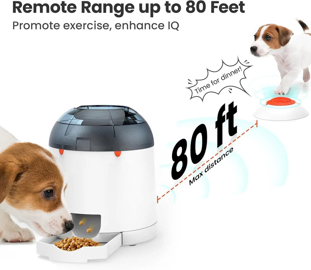 Smart Dog Puzzle Feeder Toy with Remote Control and Voice Recording