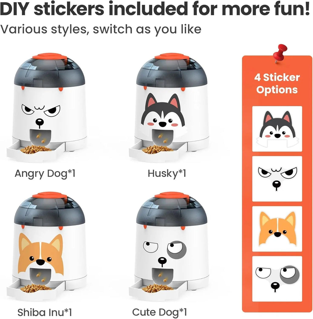 Smart Dog Puzzle Feeder Toy with Remote Control and Voice Recording