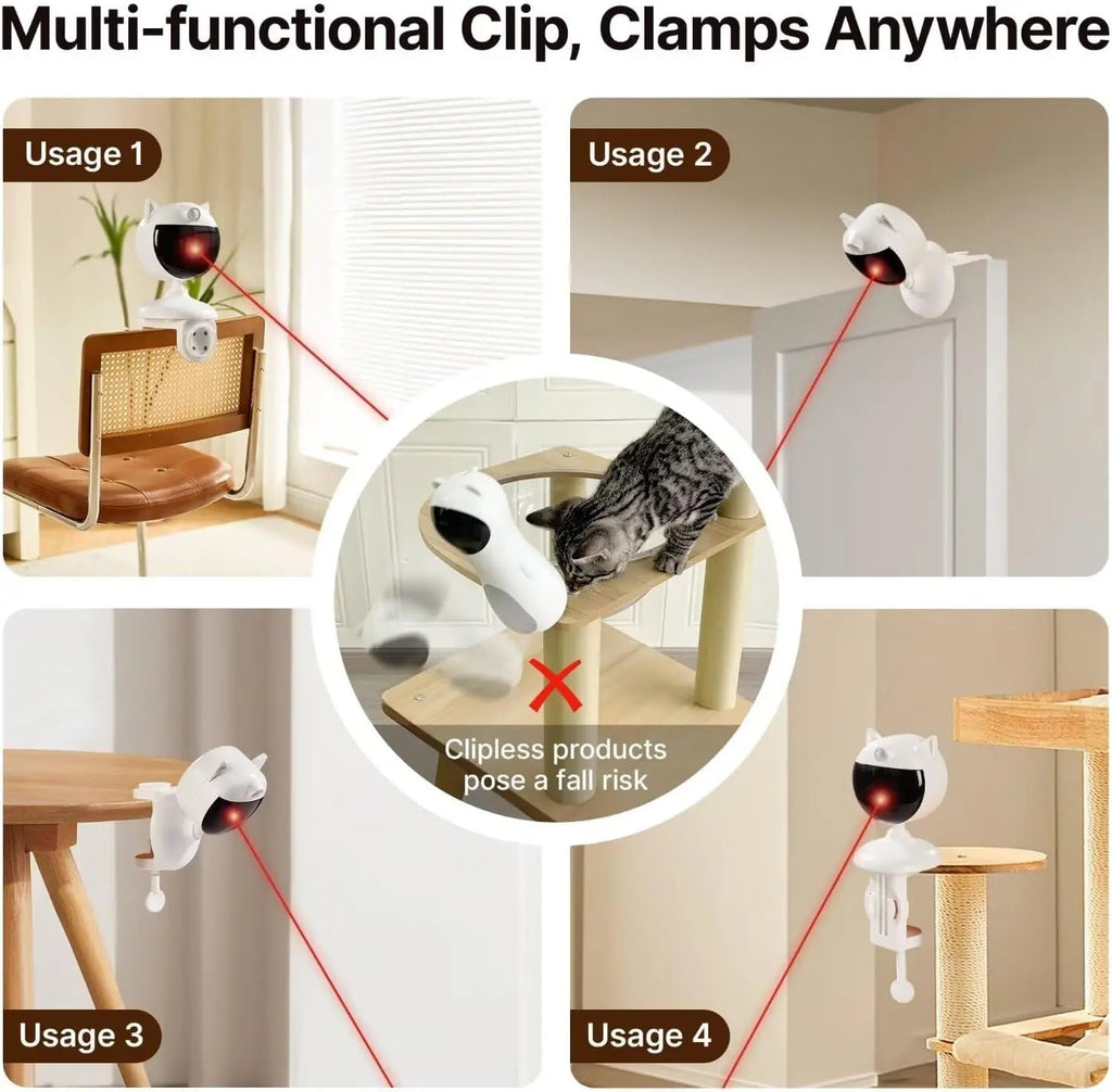 Smart Sensor Interactive Laser Toy for Indoor Cats