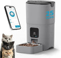 Smart WiFi Cat Feeder 6L – App-Controlled Auto Pet Feeder w/ Alexa & Dual Power