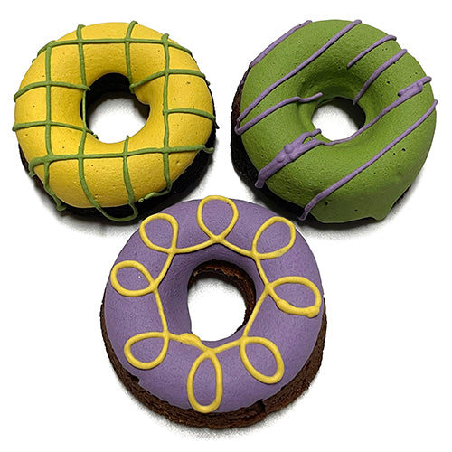 Peanut Butter Apple Donut Dog Treats, Spring Assortment, Case of 12