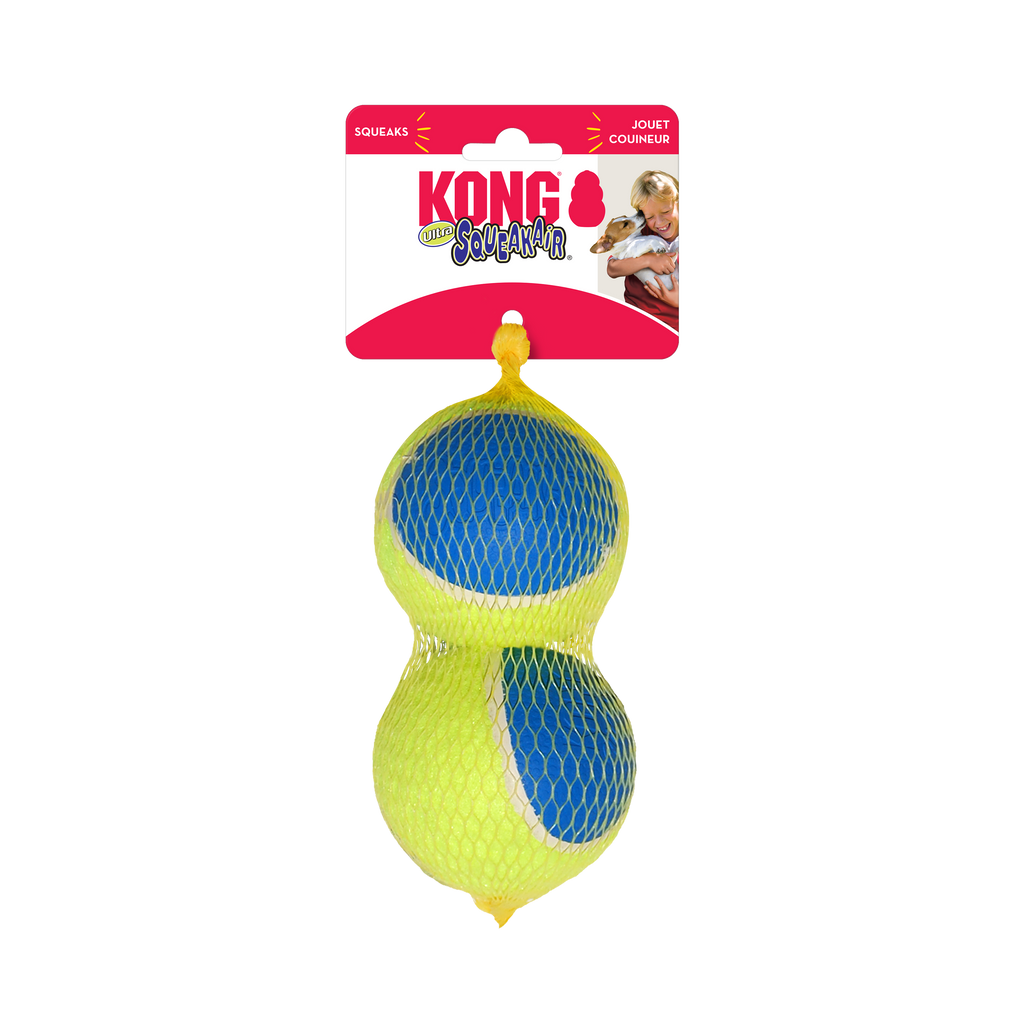KONG SqueakAir Ultra Balls Dog Fetch Toy with Squeaker