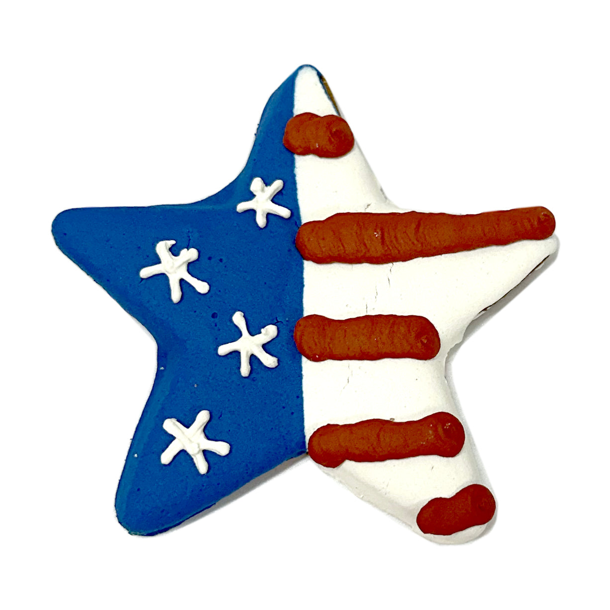 Large Americana Star Peanut Butter Dog Treat (Case of 12)