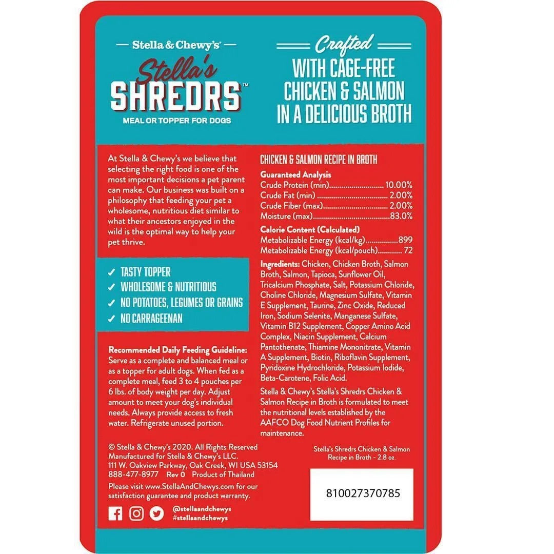 Shredded Muscle Meat Dog Food in Savory Broth for Adult Dogs