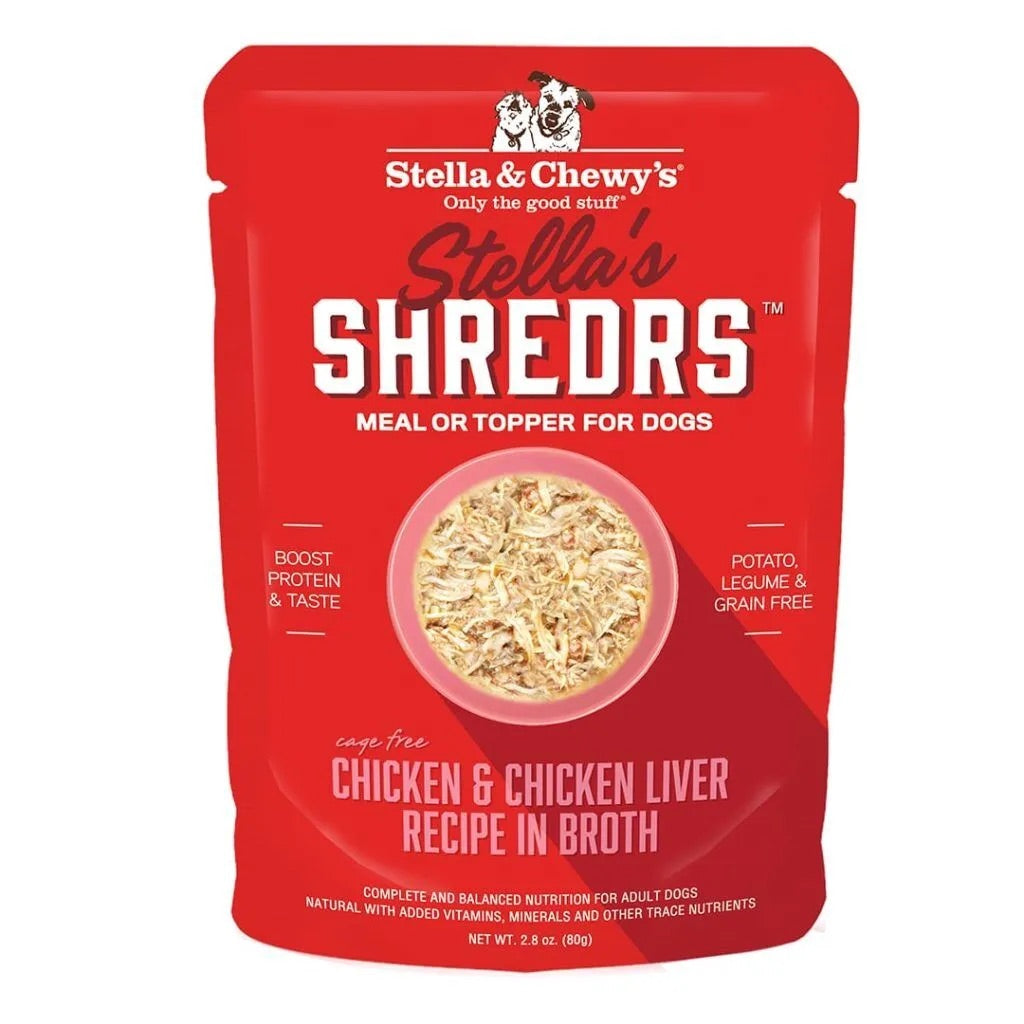 Shredded Chicken & Chicken Liver Dog Food Topper