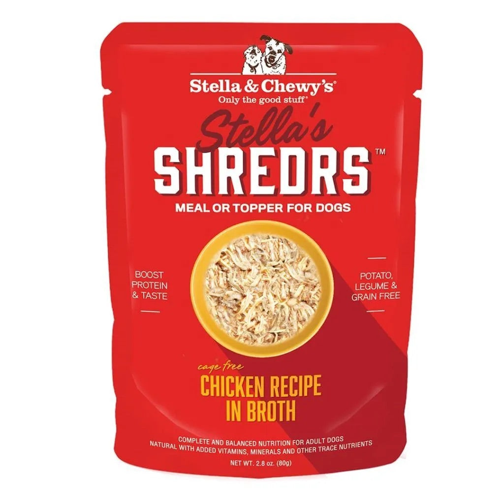 Shredded Chicken Dog Food in Broth for Adult Dogs