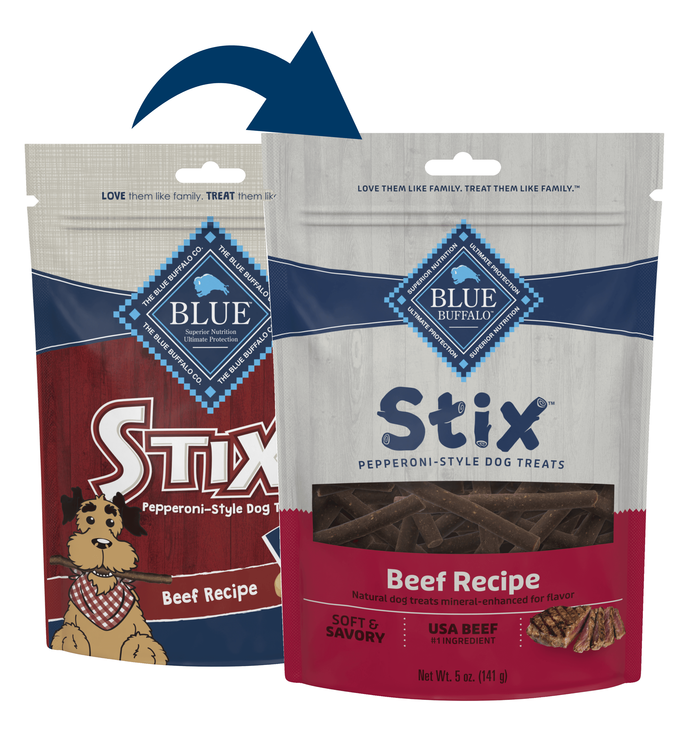 Beef Pepperoni-Style Dog Treat Sticks