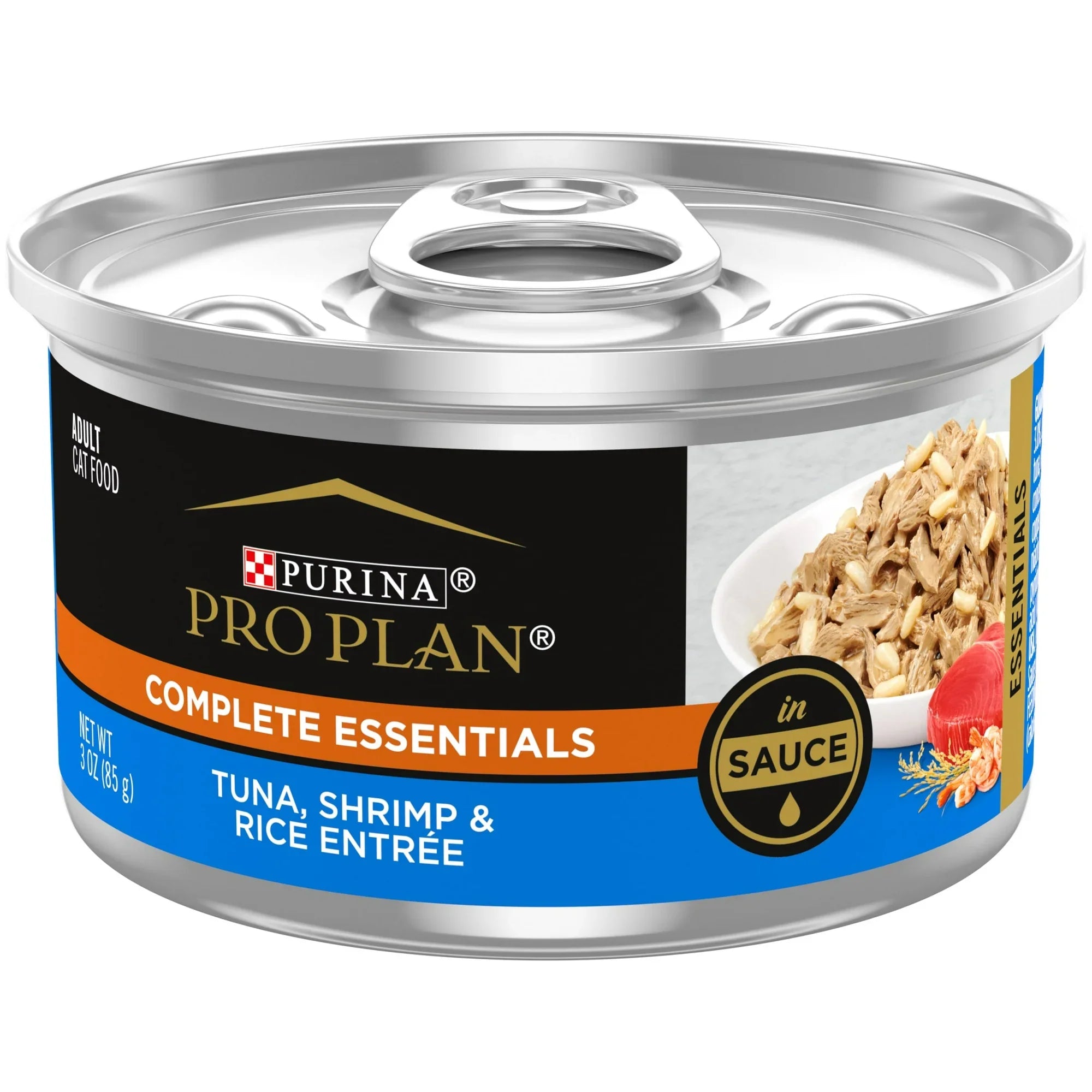 Tuna & Shrimp Cat Food with Rice in Savory Sauce