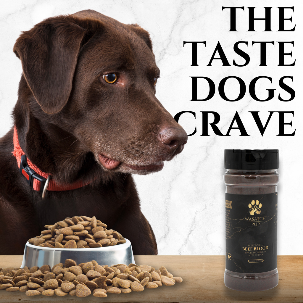 Freeze-Dried Beef Blood Topper for Dogs and Cats