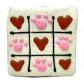 Tic Tac Toe Love Cookies for Dogs, Peanut Butter, 12-Pack