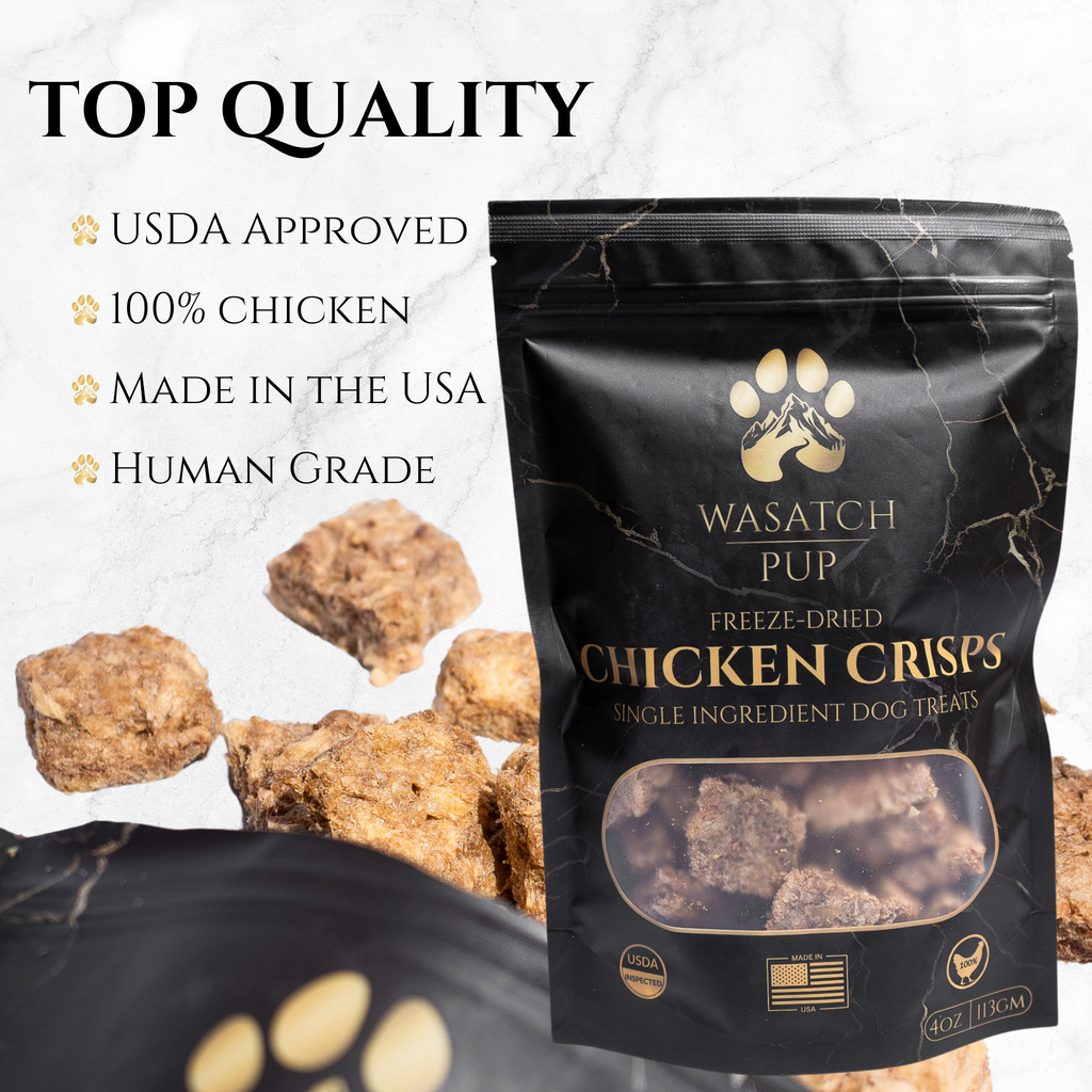 Chicken Crisps Freeze-Dried Single-Ingredient Pet Treats