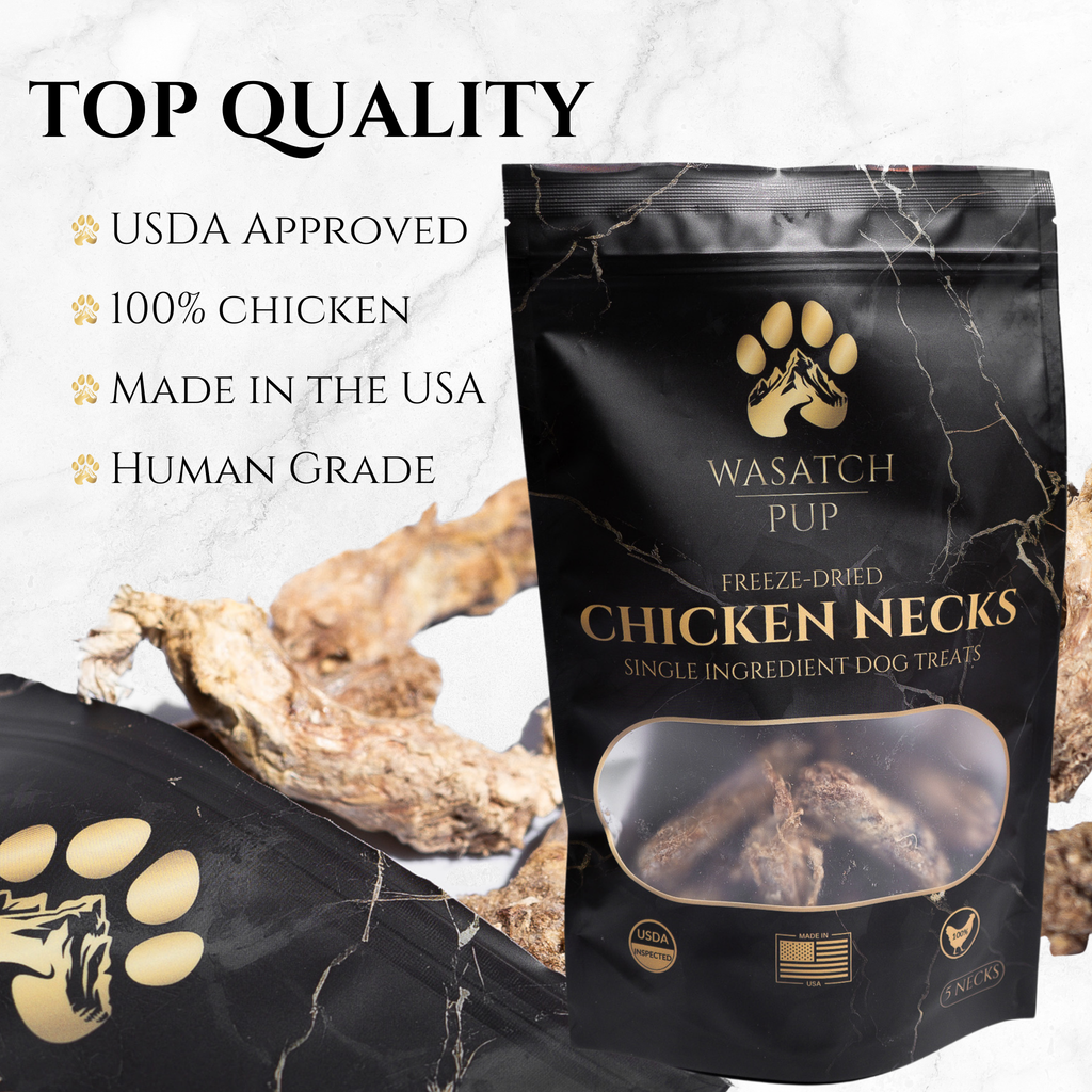 Freeze-Dried Chicken Necks Dog Chews