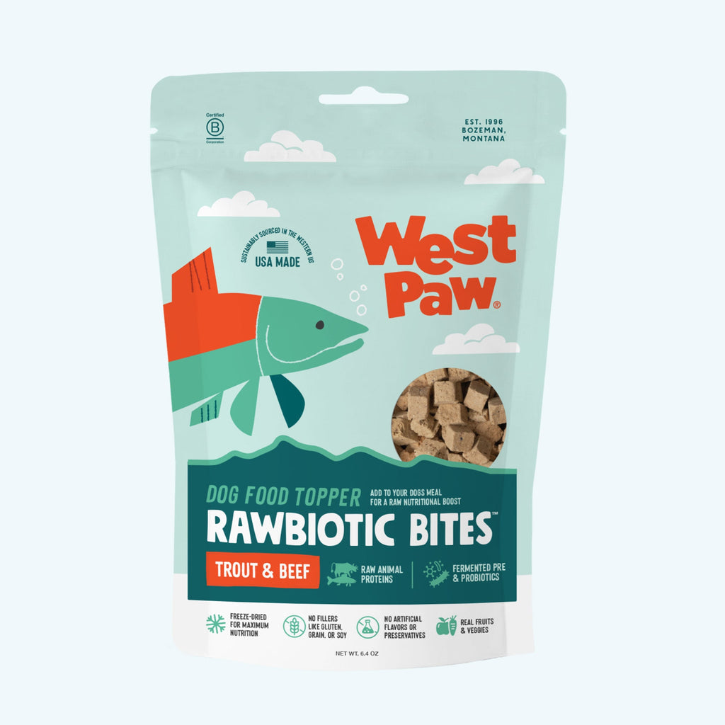 Rawbiotic Bites Dog Meal Topper with Probiotics and Real Ingredients