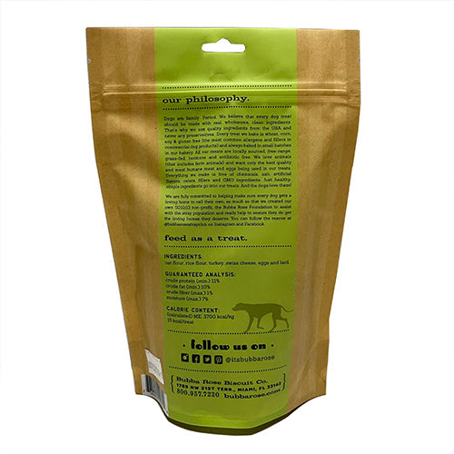 Turkey & Swiss Biscuits for Dogs with Sensitive Stomachs, 6.5 oz