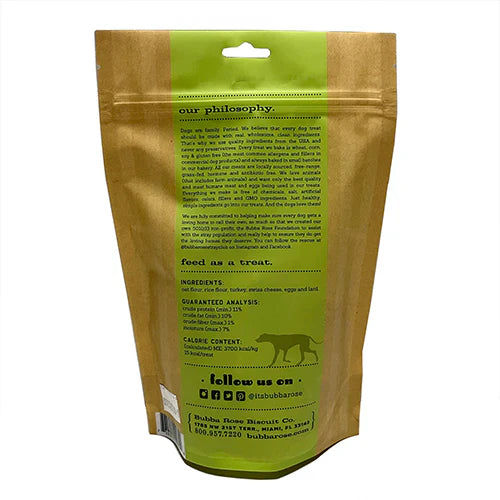 Turkey & Swiss Biscuits for Dogs with Sensitive Stomachs, 6.5 oz