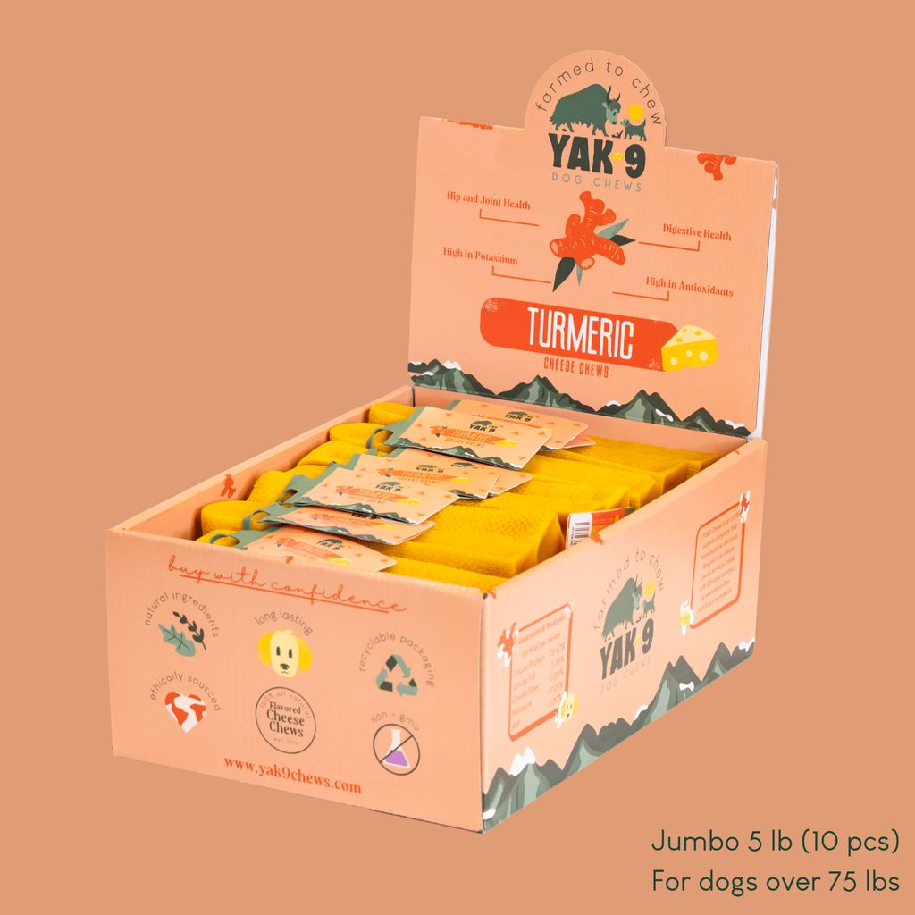 Turmeric Yak Cheese Dog Chews