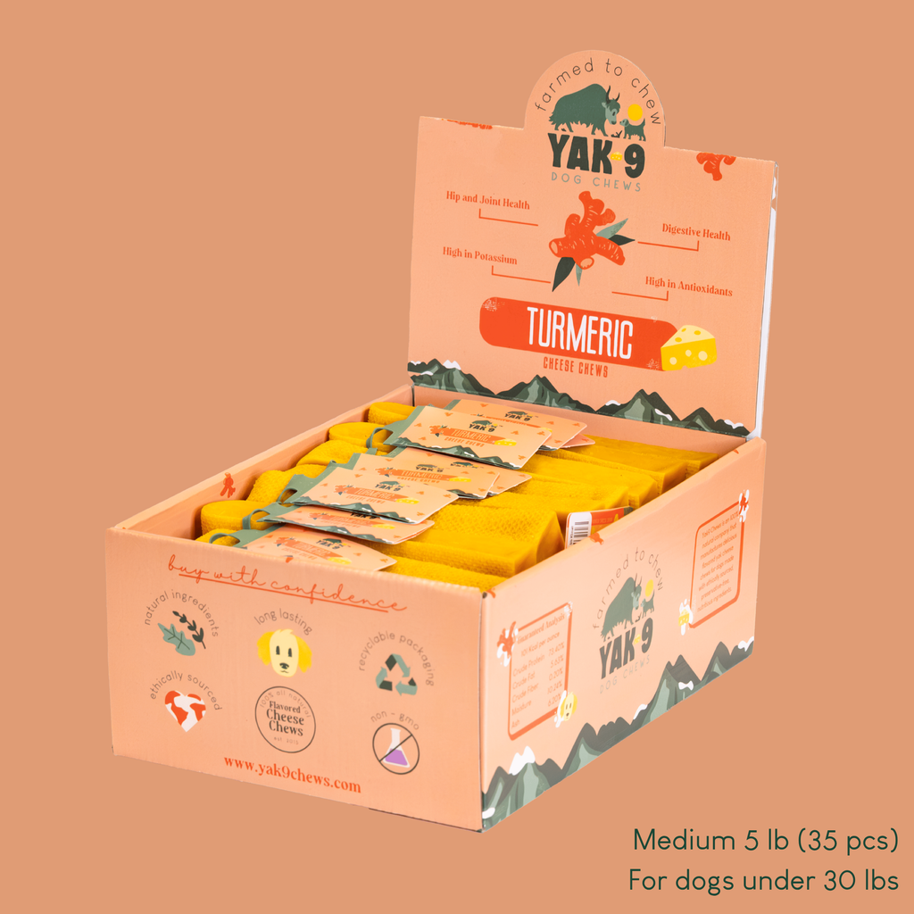 Turmeric Yak Cheese Dog Chews