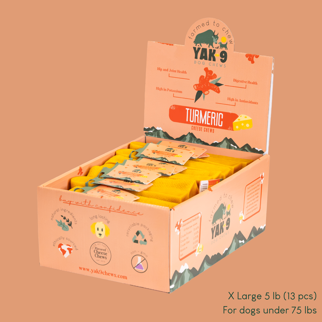 Turmeric Yak Cheese Dog Chews