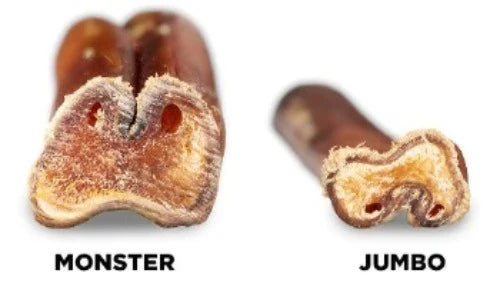 Monster Bully Stick for Dogs – Thick, Long-Lasting Chew