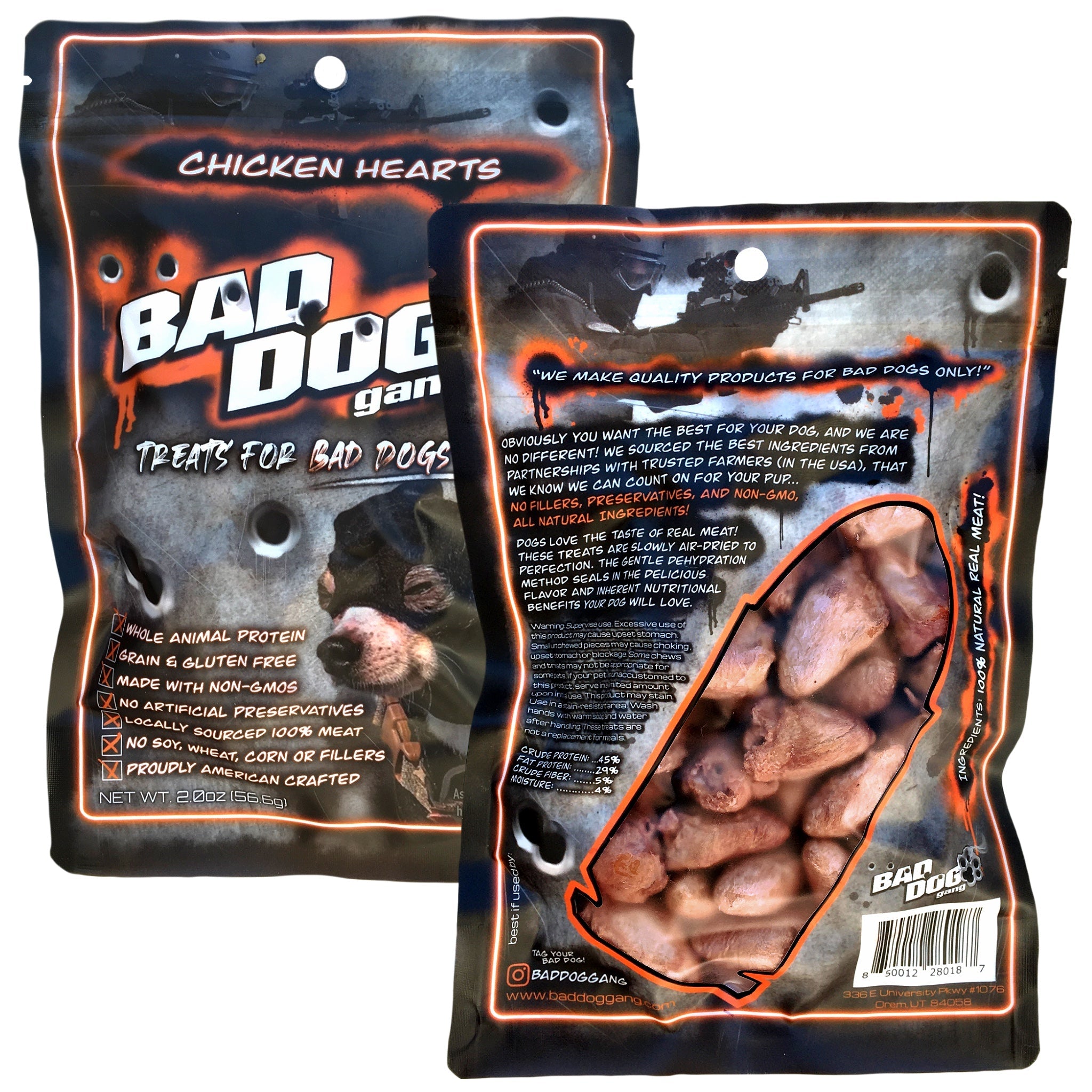 Natural Dog Treat Box with Organ Treats, Pig Ears & Bully Stick