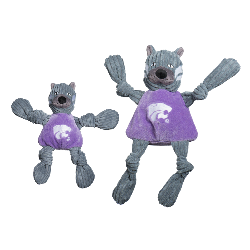 Kansas State Willie the Wildcat Plush Dog Toy