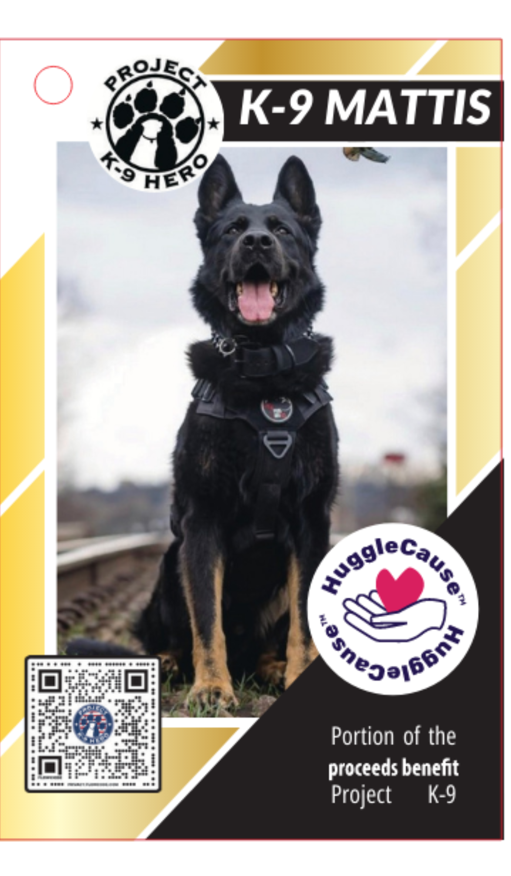 K-9 Mattis Knottie® Dog Toy – Supports Retired K-9s