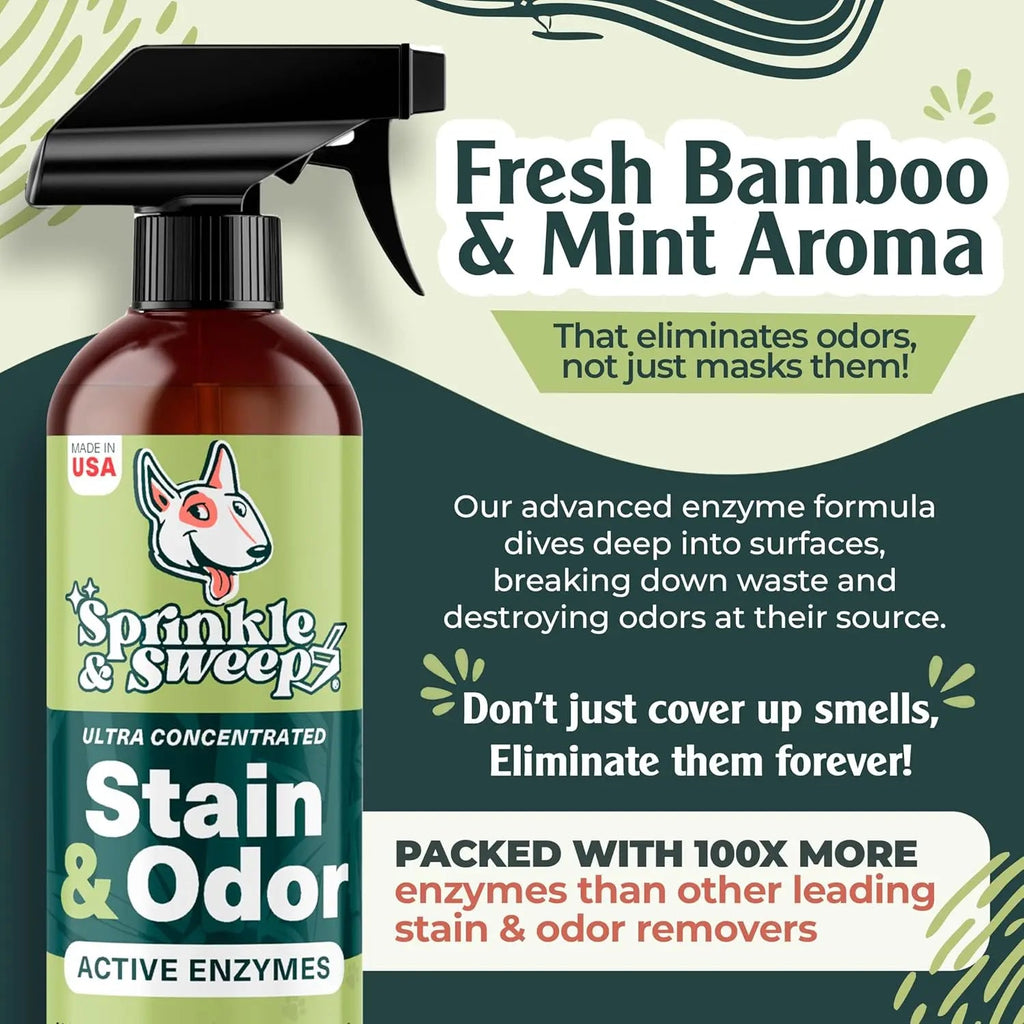Urine Destroyer Enzyme Cleaner Spray for Pets, 24oz