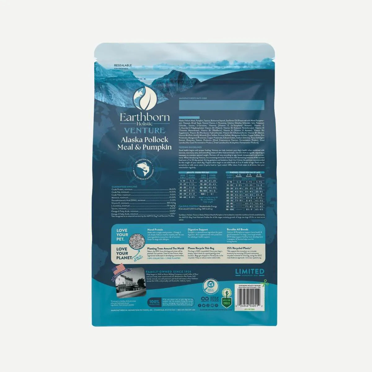 Venture Alaska Pollock Meal & Pumpkin Dog Food