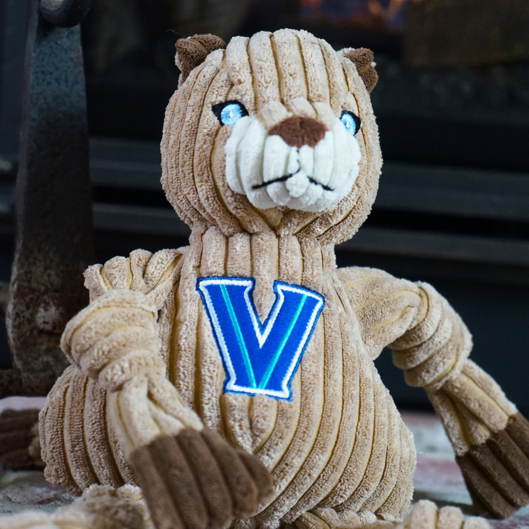 Villanova Will D. Cat Plush Dog Toy with Squeakers