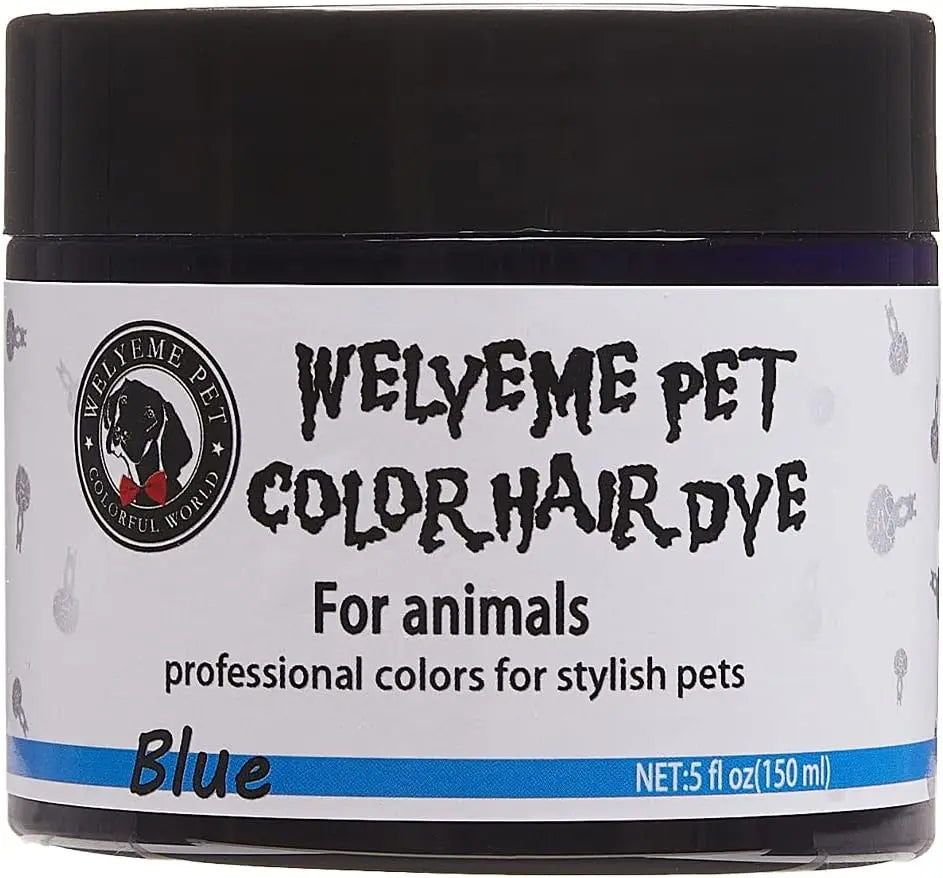 Permanent Dog Hair Dye Kit for Light Coats, Complete Application Set